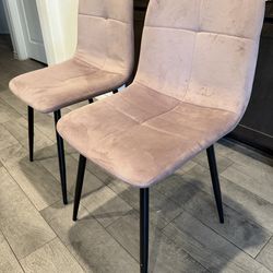 Pink chairs