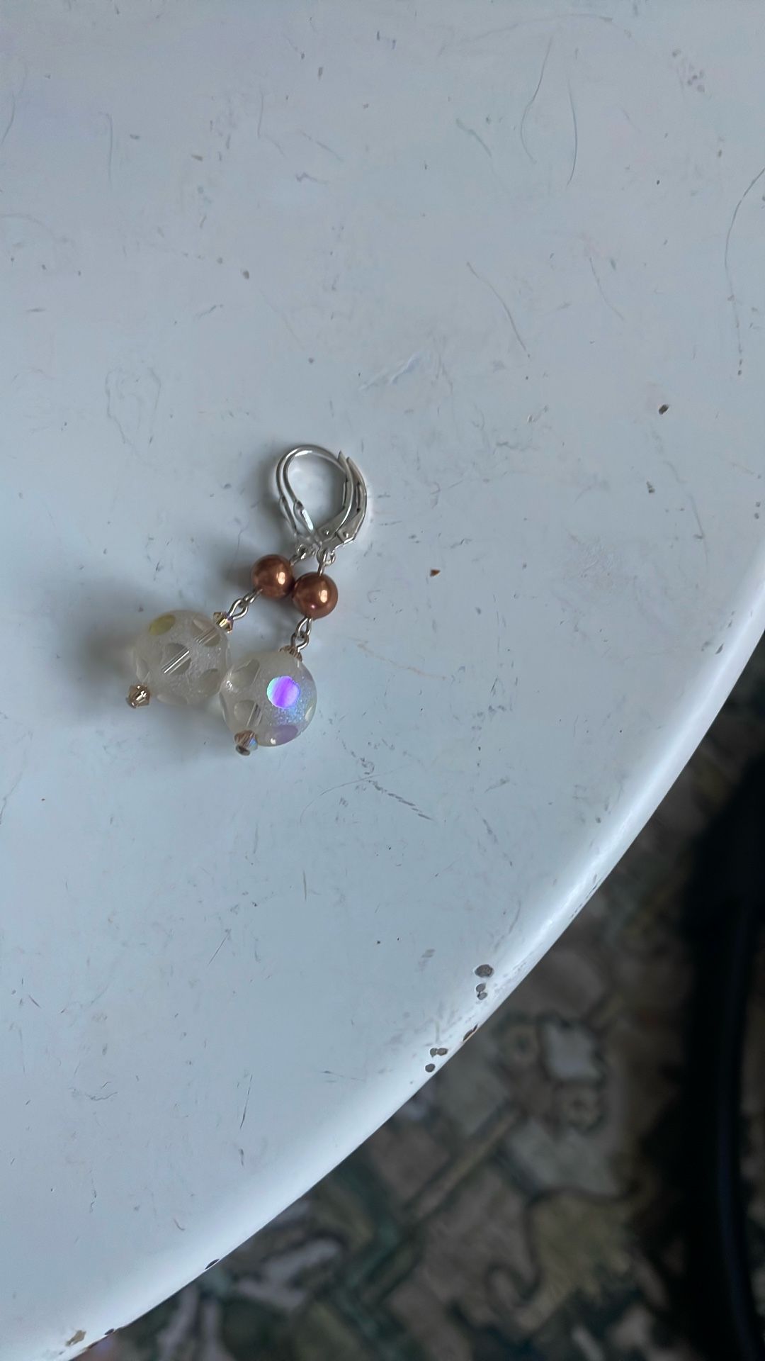 Sterling Silver Vintage Crystal Earrings