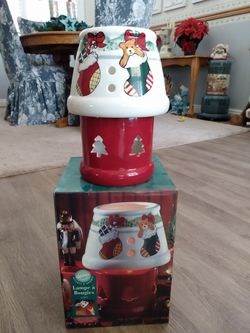 Christmas candle lamp