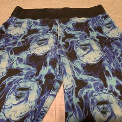 A Bathing Ape (BAPE ) Vintage Blue Flame Joggers Size S