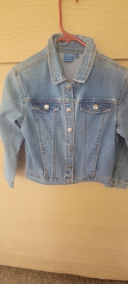 GIRLS DISNEY ENCANTO JEAN JACKET SIZE LARGE 10-12 IN GREAT CONDITION