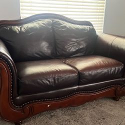 Leather Couch 