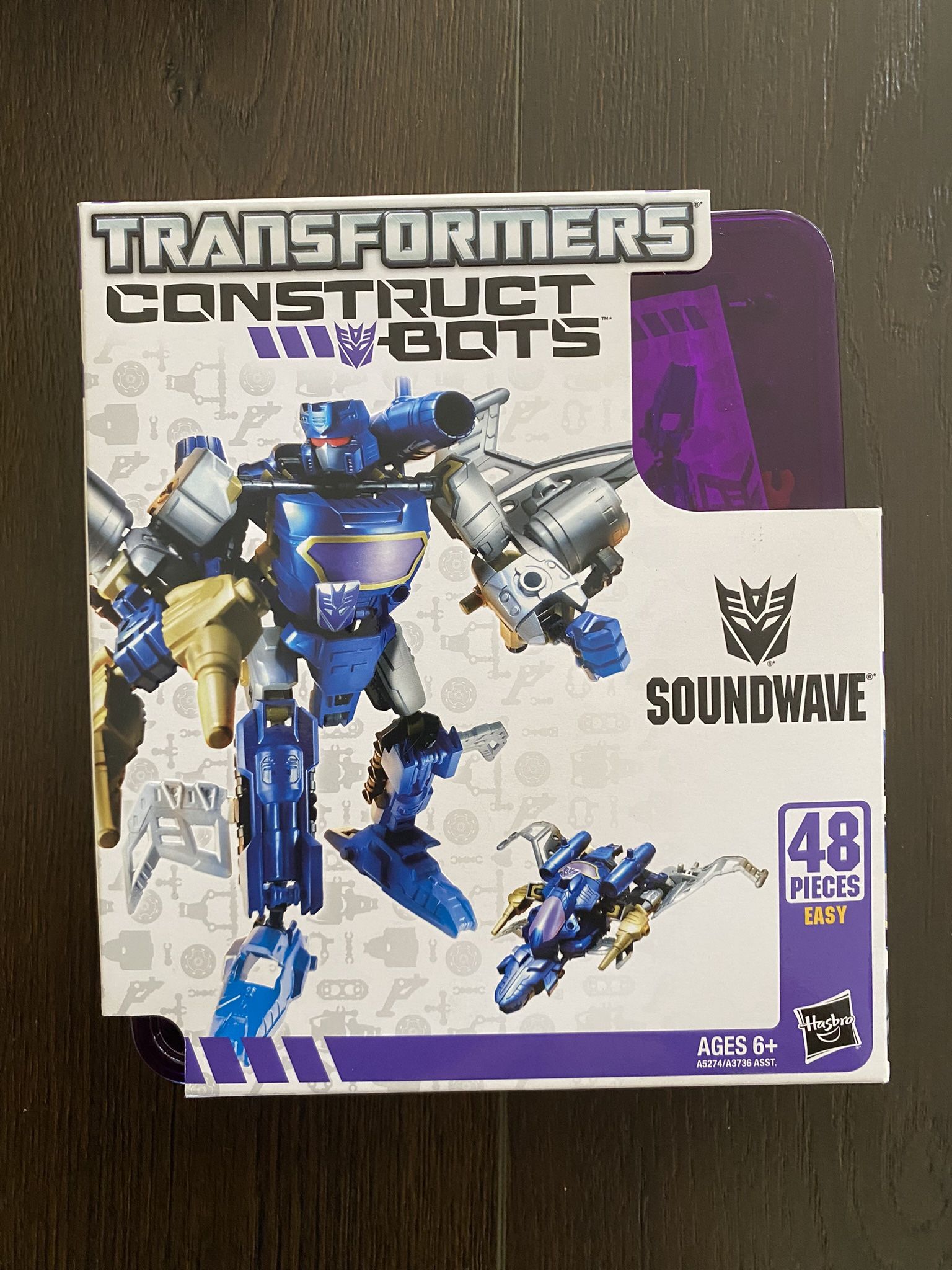 Transformers Construct Bots Soundwave Action Figure