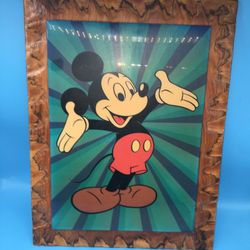Vintage Mickey Mouse Wood Plaques 
