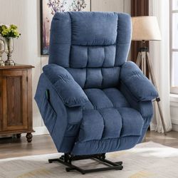 JONPONY Power Lift Recliner Chair Recliners for Elderly with Heat and Massage Recliner Chair for Living Room with Infinite Position and Side Pocket,US
