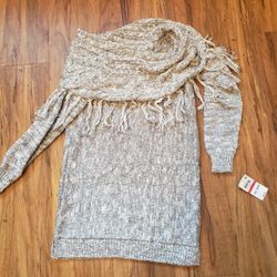INC gray/silver Sequin Sweater 