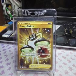 2022 Pokemon Card Trainer Energy Switch 212/195 Gold Rare Secret 