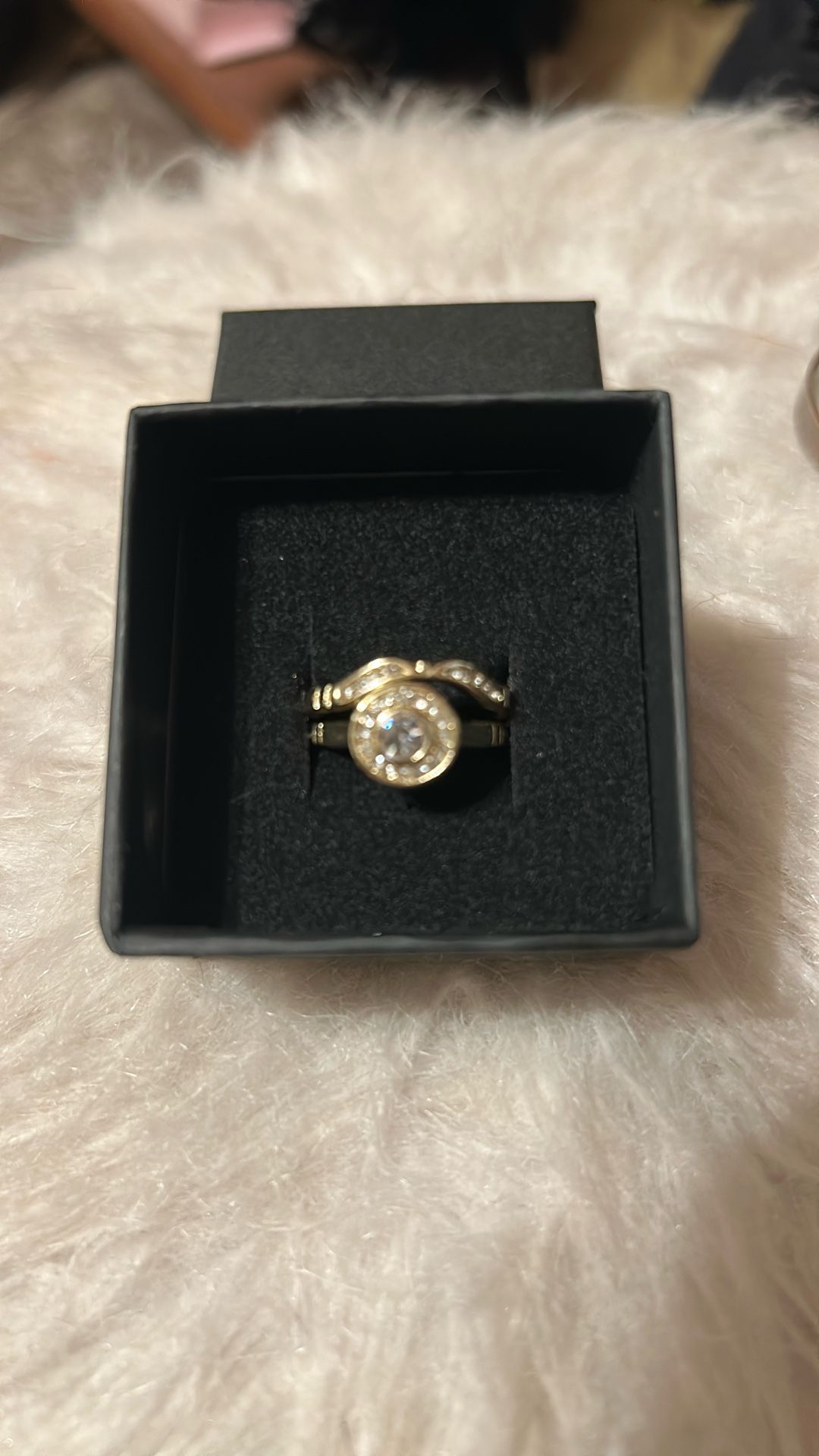 Sz 7 New Beautiful Ring Set. $35.00