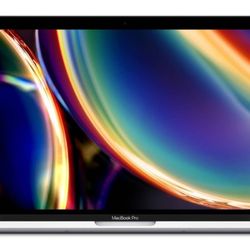 Apple MacBook Pro 13 Laptop Intel Core i5 1.4GHz 8GB RAM 256GB SSD Silver - MXK62LL/A-2020. Item has a small chip on on the top cover, See pictures. B
