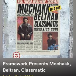 Mochakk Maz And Beltran Tickets 