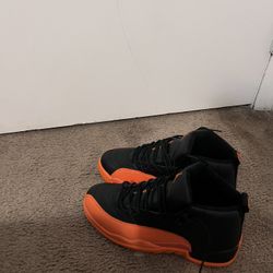 Brilliant Orange Jordan 12s