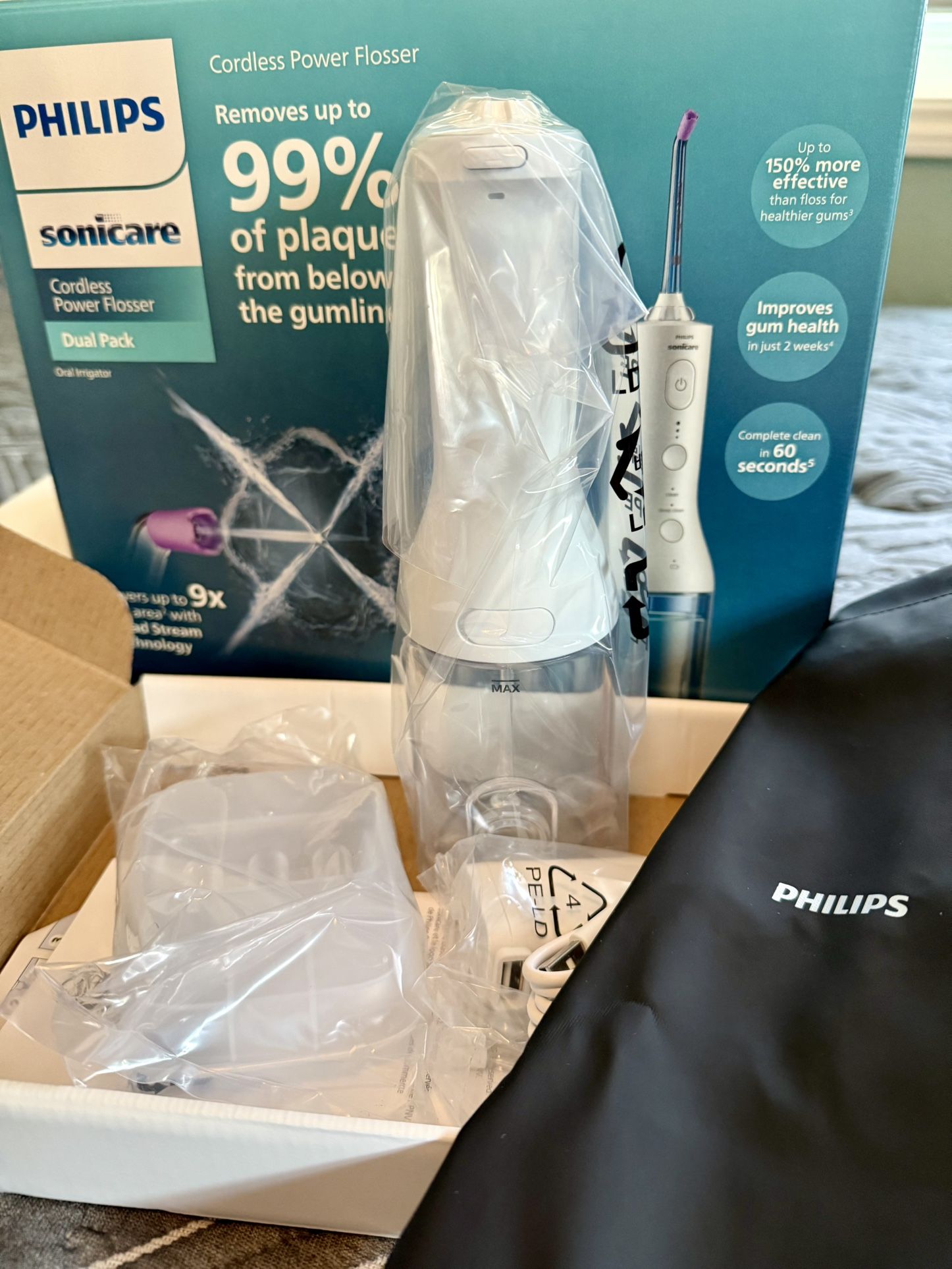 phillips sonicare cordless power flosser 1 unit