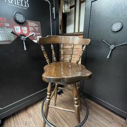 3 Set Wooden Bar Chairs
