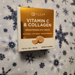 Brand New Clear Beauty Vitamin C & Collagen Brightning Eye Cream  1.01 Oz 