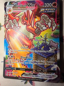 Pokemon Card Blaziken Vmax