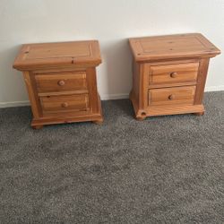 Wooden End Table Dressers