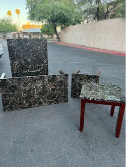 Marble table set