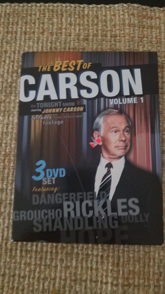 3 DVD set "The best of Carson"