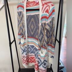 Printed Cardigan