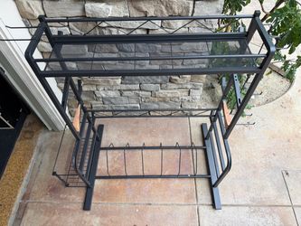 Weight plate and bar storage