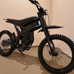 2400 Watt Electric Dirt Bike, 37MPH Top Speed, 36.4ah Dual Battery, Full Twist Throttle 