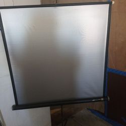 Portable Projector Screen Vintage