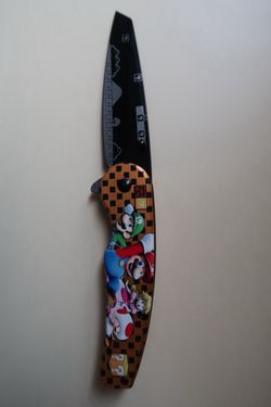 Super Mario Pocket Knife EDC