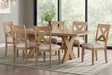 DINING TABLE 6 CHAIRS