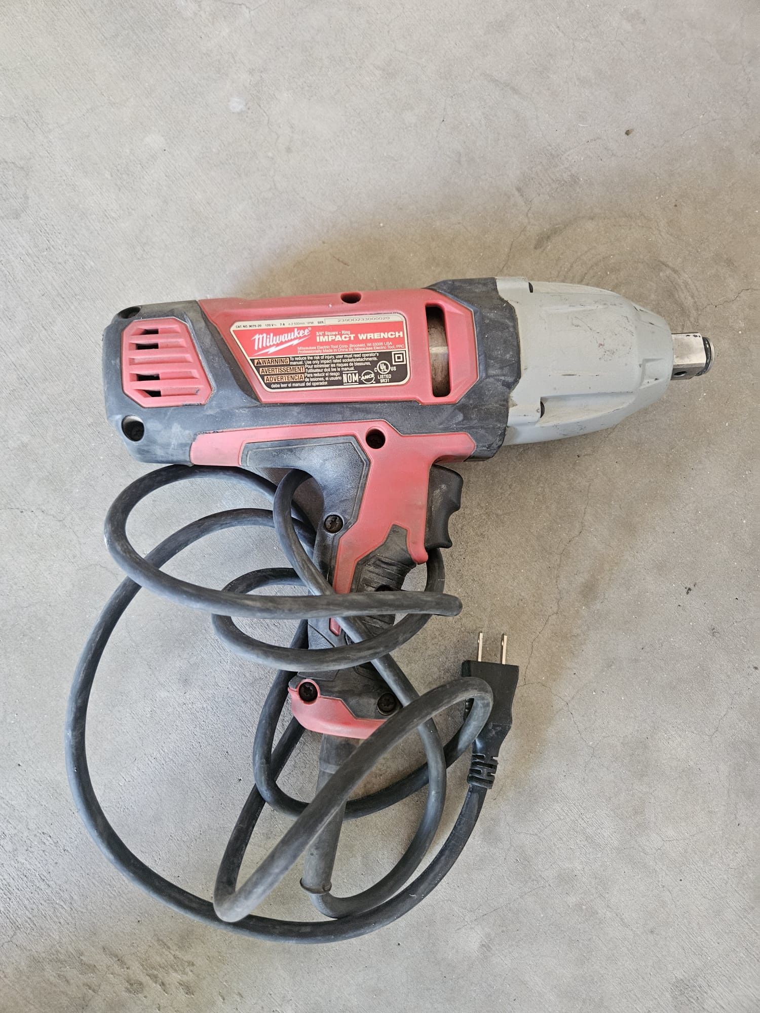 Milwaukee 3/4” Impact Wrench