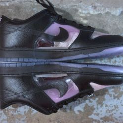 Nike Dunk Low Black And Pink Rise IM3077-600 Men's Size 13