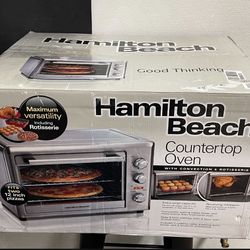 Hamilton Beach Counter Top Convection Oven & Rotisserie - 2 Rack
