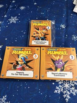 crash bandicoot McDonald’s set of 3