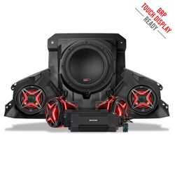 SSV WORKS PHASE 5 AUDIO SYSTEM With rgb led lights ON SALE 24-26 CAN AM MAVERICK R XRS UTV SXS 