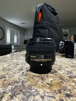 Nikon Nikkor 50mm 1.8f AFS Lens