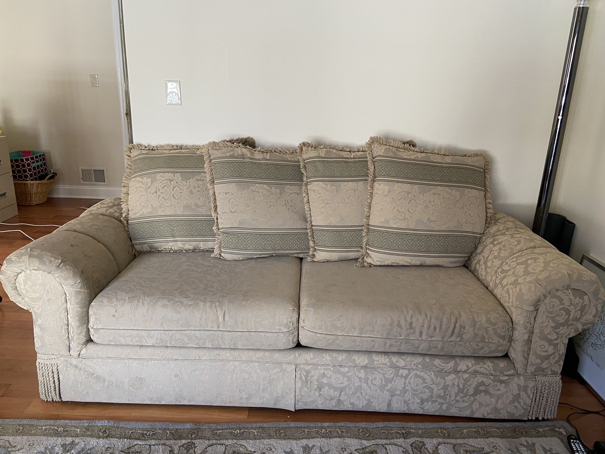 Sleeper Sofa ( Full) And Love Seat ( Mattress Included)