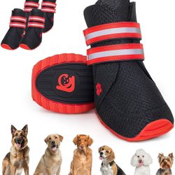 Bixie Breathable Anti-Slip Dog Shoes 2.0 - with Elastic Straps, Shoe Size #40