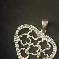 Heart Sterling Silver Pedant 