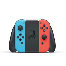 Nintendo Switch with Neon Blue& Red Controllers 