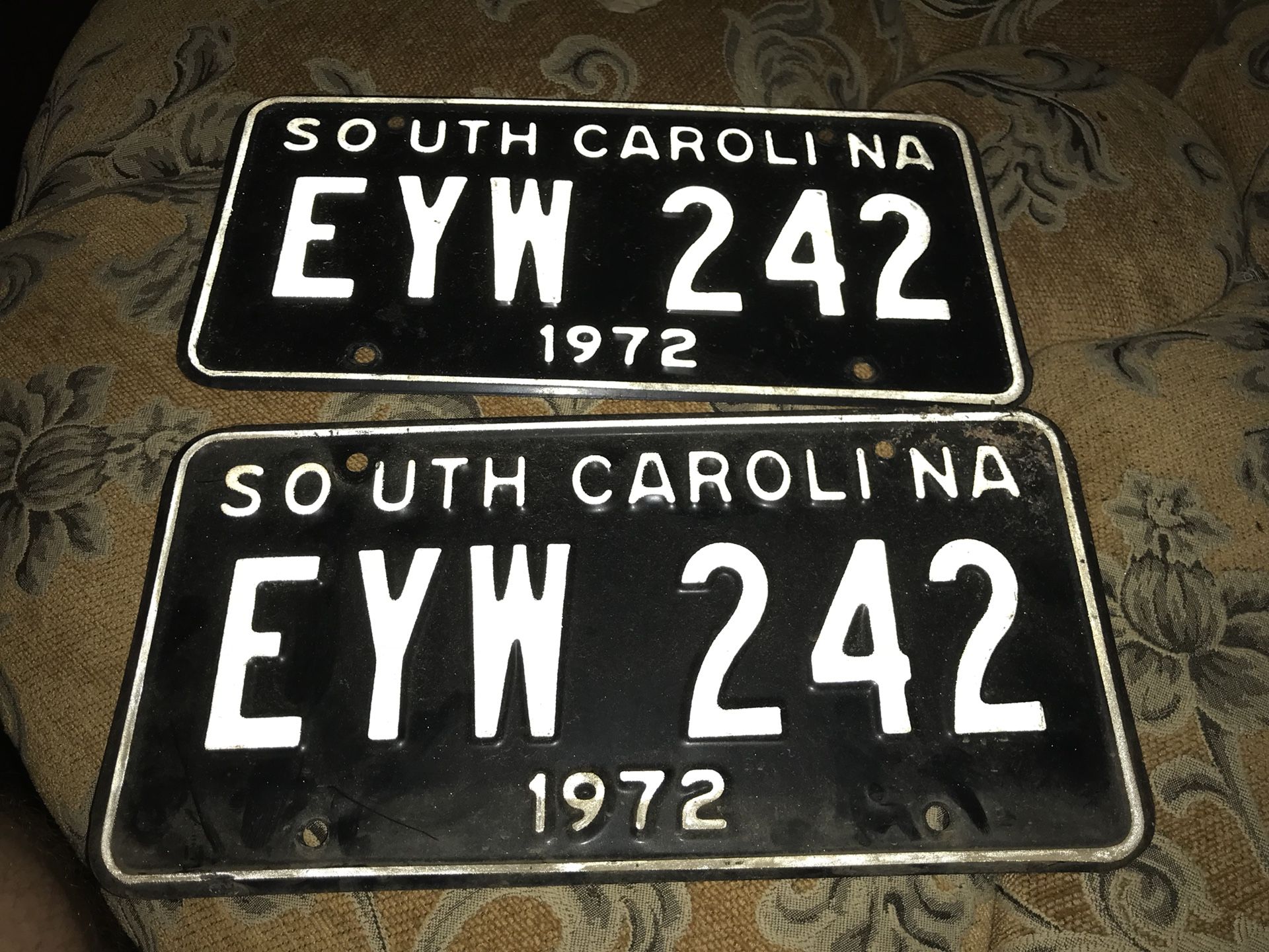 Pair of license plates