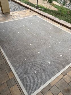 8’x10’ OUTDOOR/INDOOR RUG!