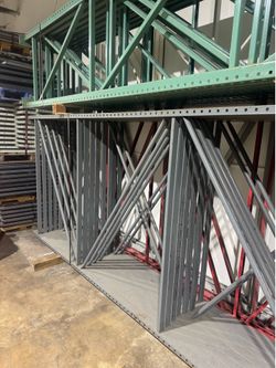 Upright frames gray 15ft H x 64in D used