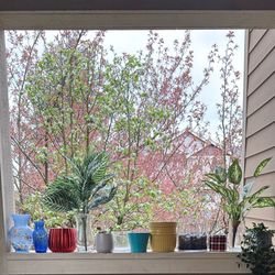 Flower Pots Vases Faux Plants