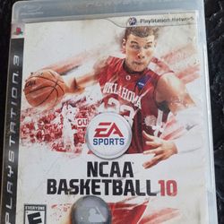 NCAA BASKETBALL 10 PS3 GAME $125 FINAL PRICE SAME DAY SHIPPING 