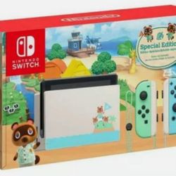 Brand New Nintendo Switch Animal Crossing Edition!