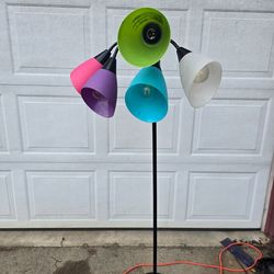 Multi Color Medusa 5 Light Gooseneck Floor Lamp