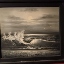ocean oil painting