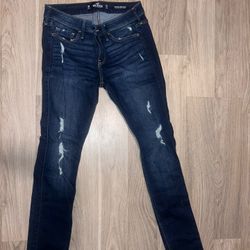 Ripped Hollister Jeans