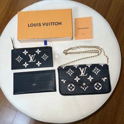 LOUIS VUITTON PURSE SET (Félicie Pochette)