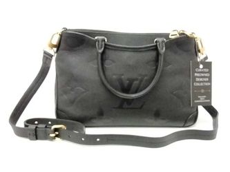 Louis Vuitton Black Leather Trianon Pm Tote Mk0826olzxmia