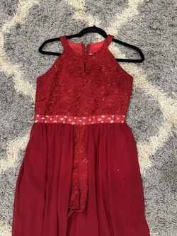 Red Modern Dress For 15 Year Old Girl